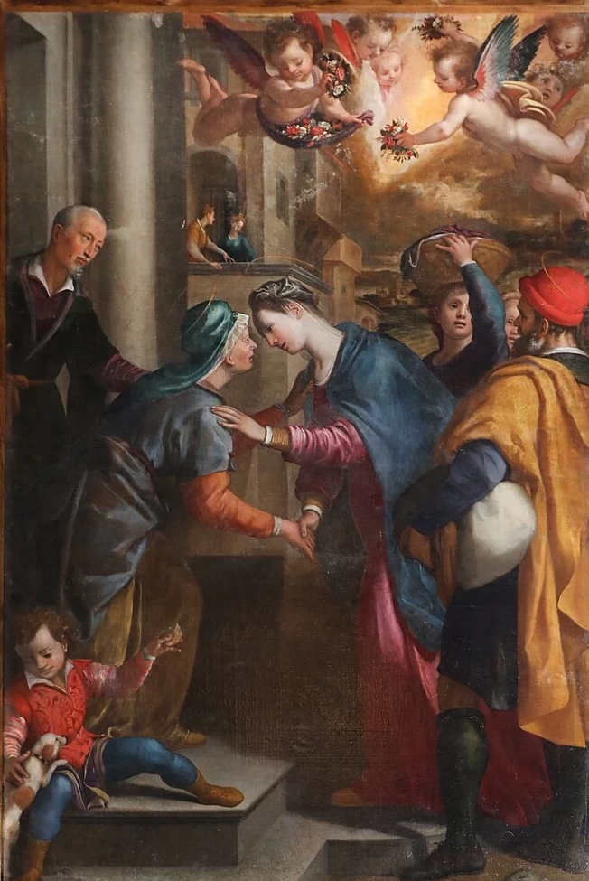 Visitazione tra i ss. Michele e Sebastiano - chiesa dei Santi Stefano e Niccolao 2